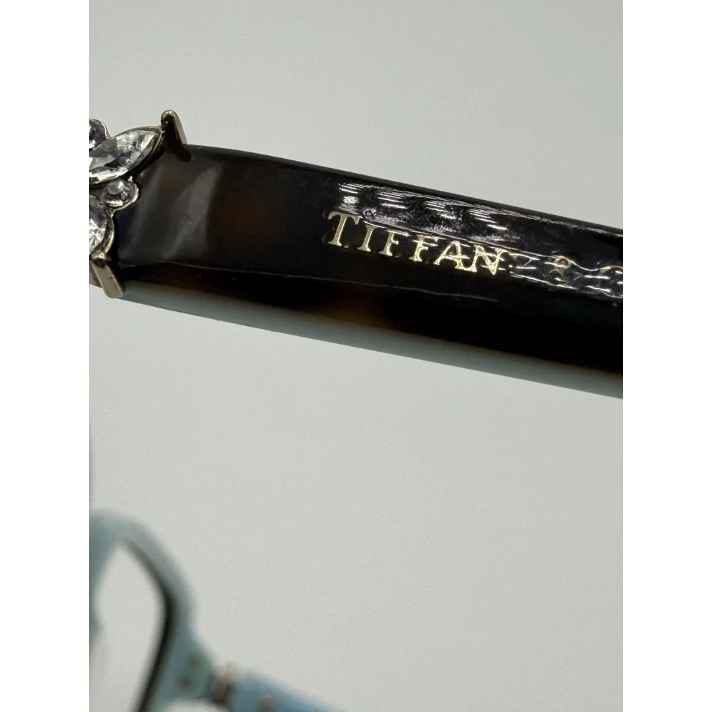 READ- Tiffany Co Eyeglasses Frames Only Womens Full Rim 53•16•140 Made in Italy